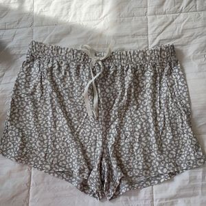 Cheetah print comfy shorts